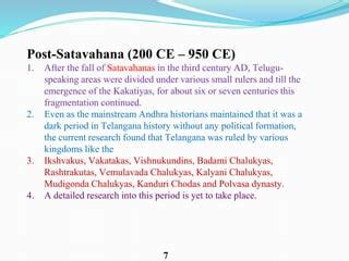 Telangana State History Ppt