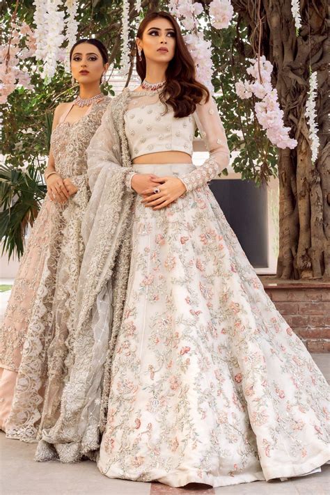 Ivory Color Wedding Lehenga Indian Bridal Dress Desi Wedding Dresses