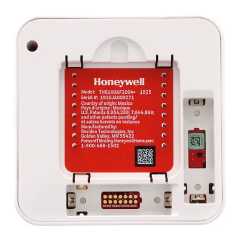 Honeywell Th6100af2004 T6 Pro Hydronic Floor Sensor Thermostat