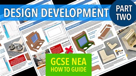 Design Development Gcse Design And Technology Nea Youtube