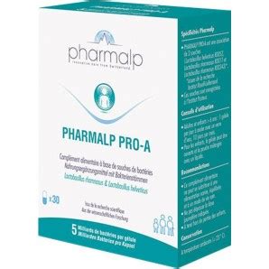 Acheter Pharmalp Pro A Pr Obiotics Capsules Pcs Kanela