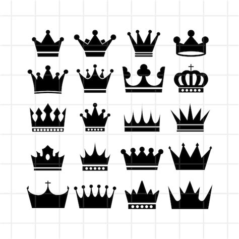 Royal Crown Svg Princess Tiara Svg King Crown Queen Crown Etsy Nbkomputer