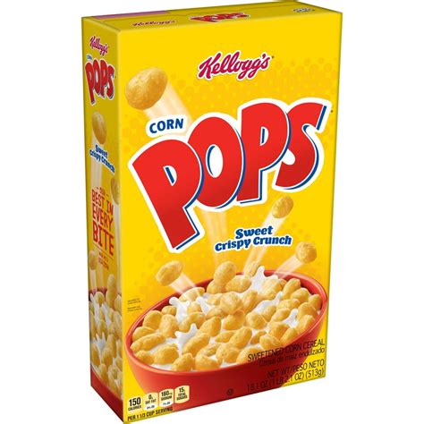 Kellogg's Corn Pops Breakfast Cereal, 18.1 Oz - Walmart.com - Walmart.com