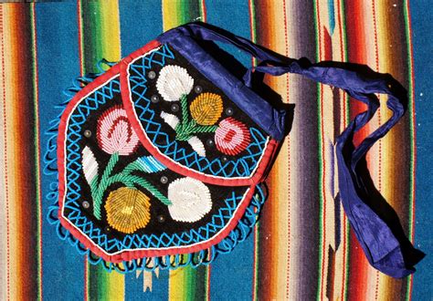 Native American Beaded Whimsey Bag Purse By Starshinevintage