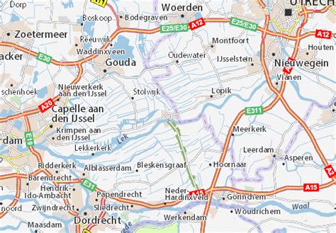 MICHELIN Schoonhoven map - ViaMichelin