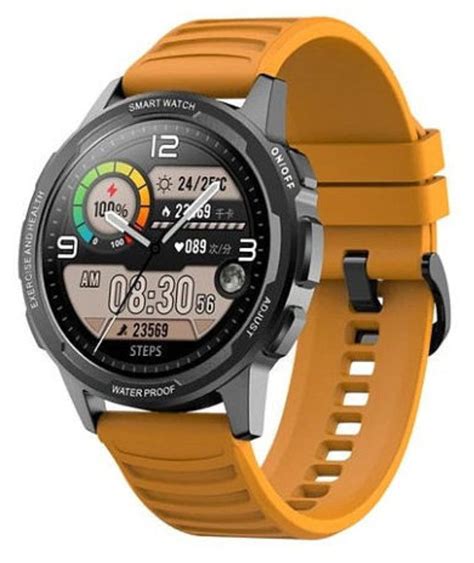 Senbono Smartwatch sportowy X28 pomarańczowy Senbono Sport Sklep