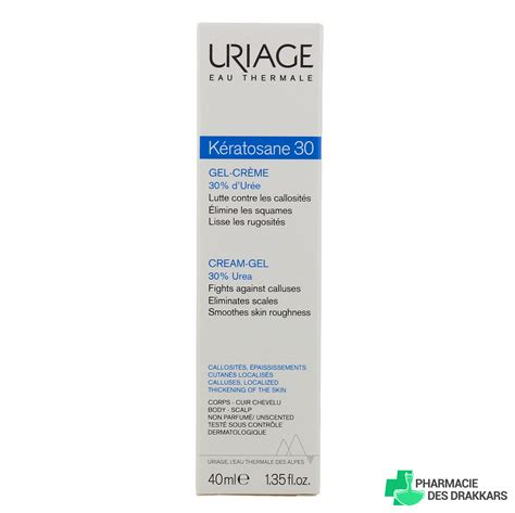 Gel crème Kératosane 30 Uriage Soin anti callosités