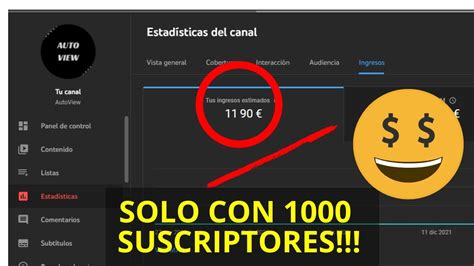 CUANTO PAGA YOUTUBE CON 1000 SUSCRIPTORES EN 2022 YouTube