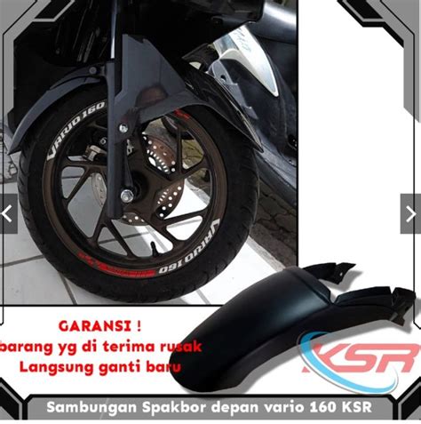 Sambungan Spakboard Slebor Fender Depan Vario 160 Plastik PNP Lazada