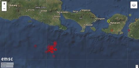 Bali: Earthquake south of the island | volcanoes and eruptions