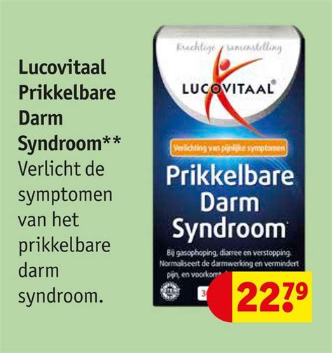 Lucovitaal Prikkelbare Darm Syndroom Aanbieding Bij Kruidvat