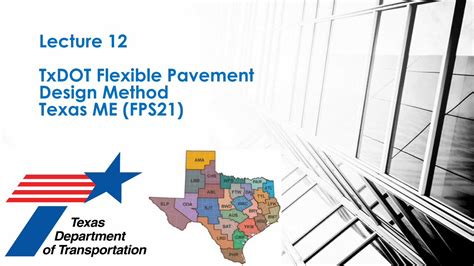 Pdf Lecture Txdot Flexible Pavement Design Method Design