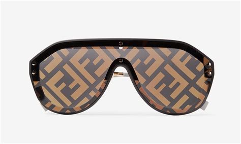 These Fendi All-Over Logo Sunglasses Will Have You Seeing Double