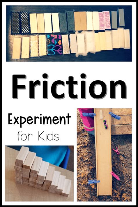 Simple Friction Experiments for kids - Hands-On Teaching Ideas