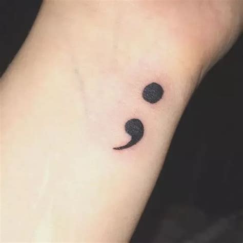 Meaning of semicolon tattoo – Artofit