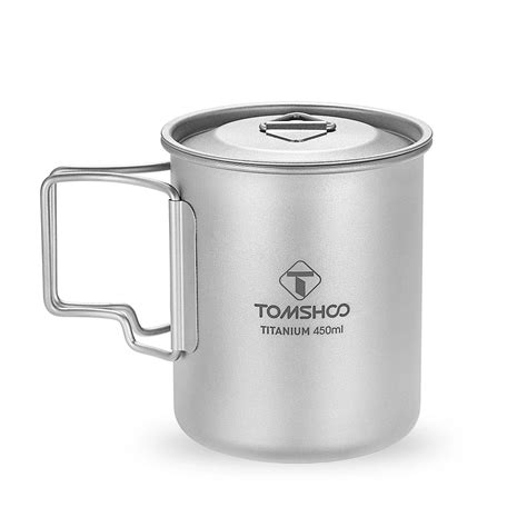 Tomshoo Ml Titanium Mug Cup Camping Water Cup Outdoor Camping