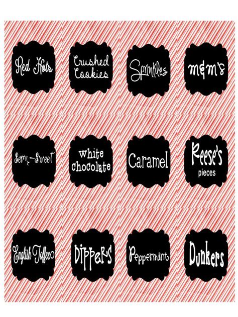 Printable Hot Cocoa Bar