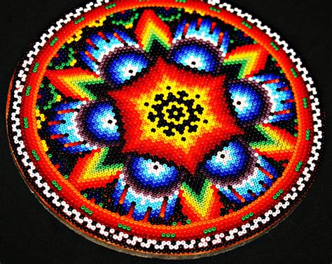 Huichol Pattern Bead Art Huichol Art