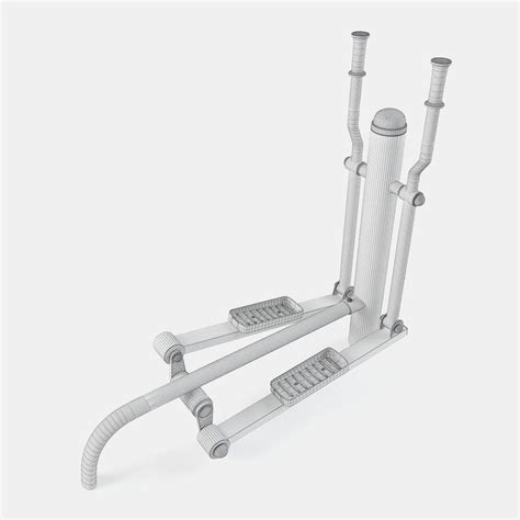 Outdoor Gym Set 001 3d Model Cgtrader