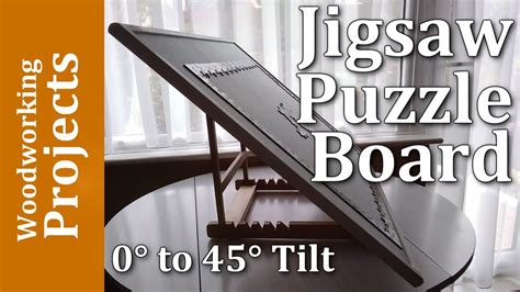 Tilting Jigsaw Puzzle Board Woodworking Project Plans YouTube