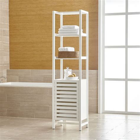 Banya White Bath Tower Reviews Crate And Barrel White Bath Diy