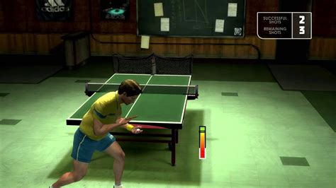 Rockstar Table Tennis For Xbox Training Mode Youtube