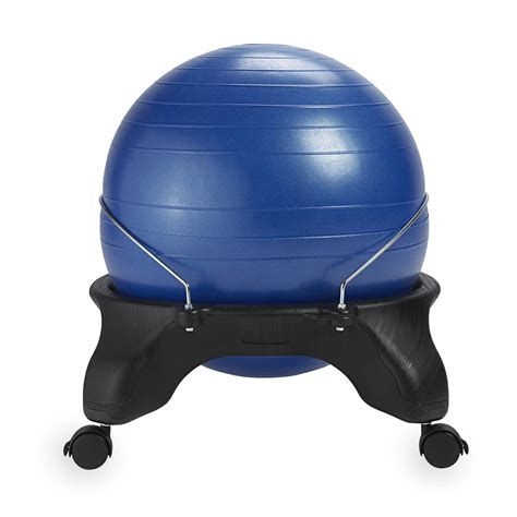 Gaiam Classic Backless Balance Ball Chair Exercise Stability Yoga