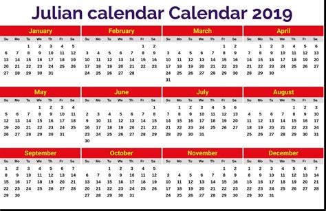 Monthly Calendar With Julian Dates 2020 | Example Calendar Printable