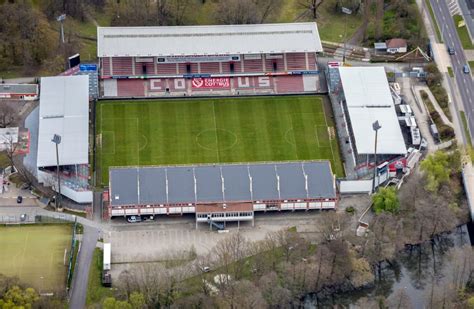 Cottbus Aus Der Vogelperspektive Sportst Tten Gel Nde Der Arena Des