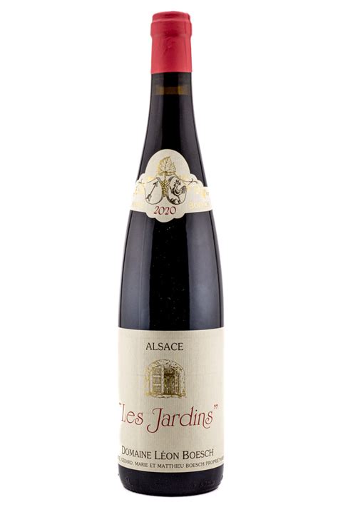 Domaine Leon Boesch Alsace Pinot Noir Les Jardins 2020 Liner And Elsen
