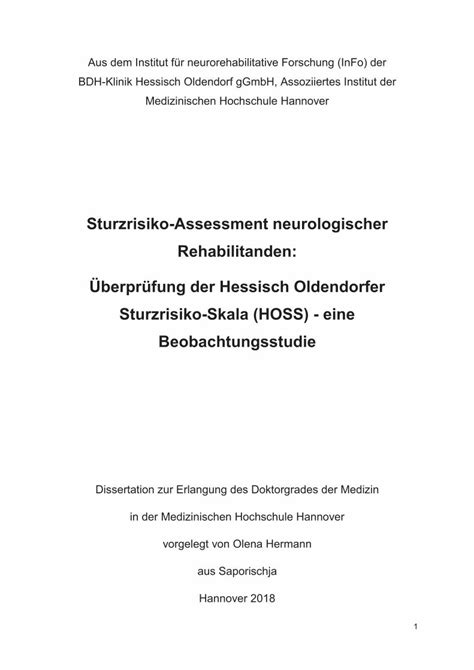 Pdf Sturzrisiko Assessment Neurologischer Rehabilitanden Dokumen Tips