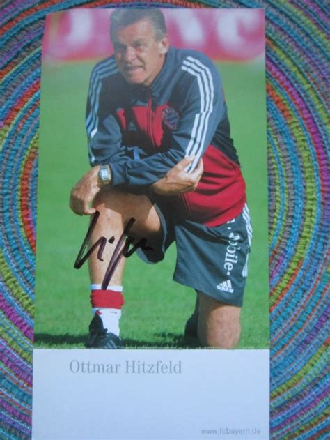 Ottmar Hitzfeld Fc Bayern M Nchen Trainer Autogramm Kaufen Auf Ricardo