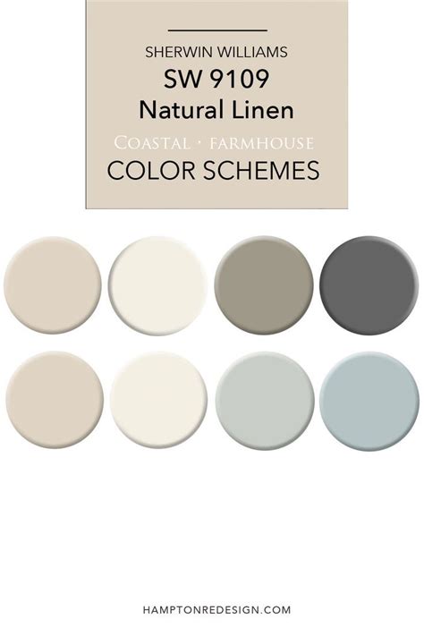 The Color Scheme For Sherylin Williams S Sw Neutral Linen