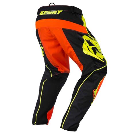 Pantal N De Motocross Kenny Outlet Track Youth Negro Naranja Fl Or