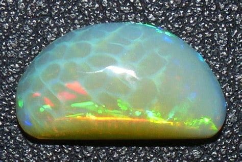 Opal Stone Natural Cabochon White International Gem Society