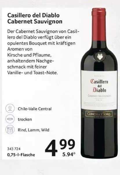 Casillero Del Diablo Cabernet Sauvignon Angebot Bei Selgros