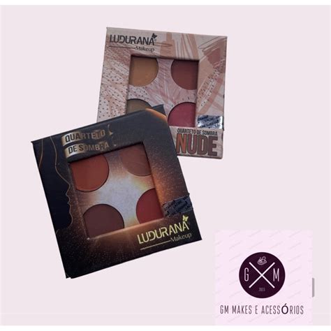 Paleta Ludurana 4 Cores Nude Shopee Brasil