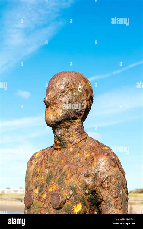 Another place crosby beach sculptures hi-res stock photography and ...