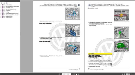 Volkswagen Arteon 2021 Wiring Diagrams Maintenance And Repair Manuals