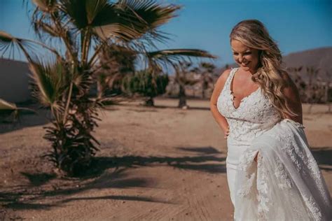 Michelle S Crepe Beach Wedding Dress Strut Bridal Salon