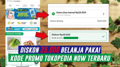 Kode Promo Tokopedia Now Terbaru Di Bulan Agustus Diskon