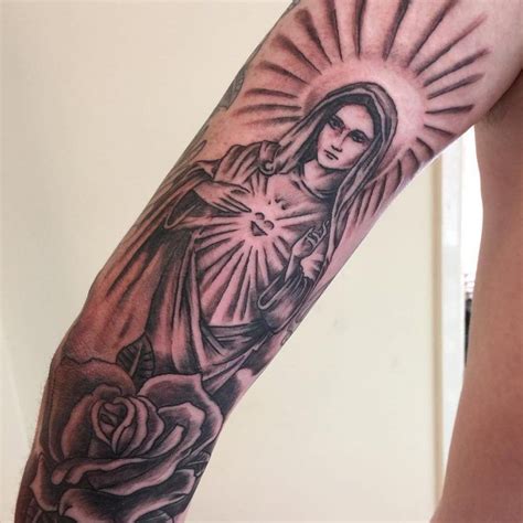 75 Inspiring Virgin Mary Tattoos Ideas Meaning Tattoo Me Now Mary