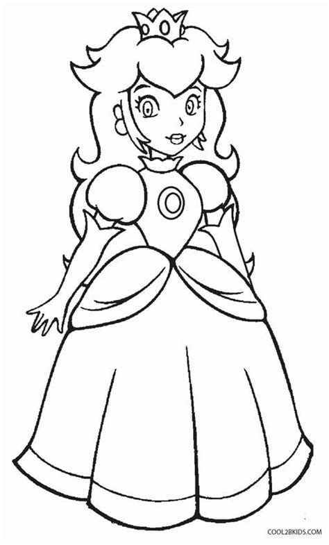 Coloriages Princesse Peach Coloriages Gratuits à Imprimer