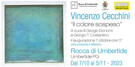 Mostra Antologica Di Vincenzo Cecchini Il Colore Sospeso