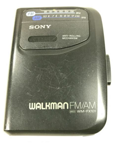 Sony Walkman Wm Fx101 Amfm Radio Cassette Tape Player C2 For Sale