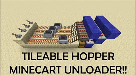 Minecart hopper unloader