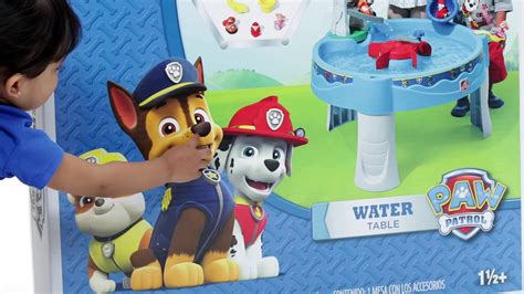 Kid Cartoon Paw Patrol WATER TABLE Unboxing Fun With Ckn Toys Facebook ...