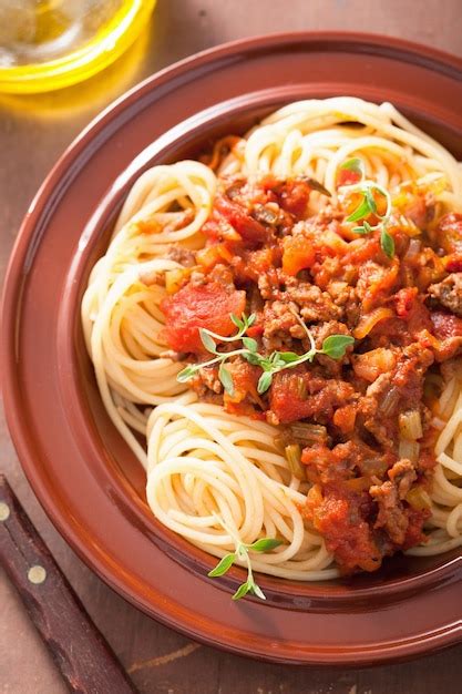 Premium Photo Italian Pasta Spaghetti Bolognese