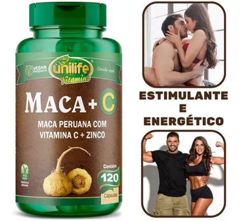 Maca Peruana Pura Unilife Enriquecida Con Vitaminas C Psulas