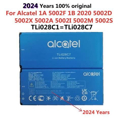 Years Mah Tli C Original Battery Tli C For Alcatel A